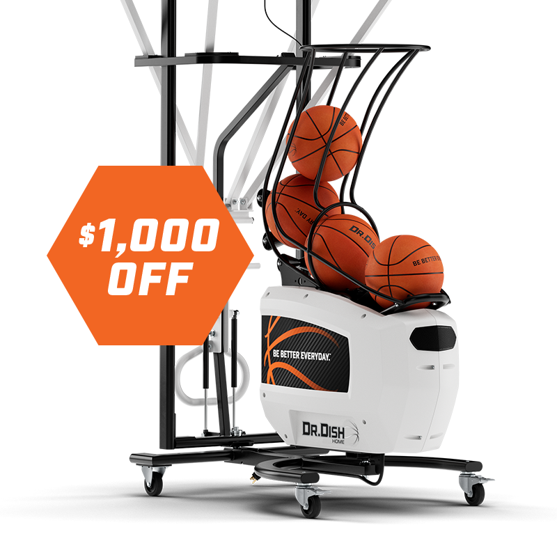 Dr. Dish Home Basketball Shooting Machine 1000 Off
